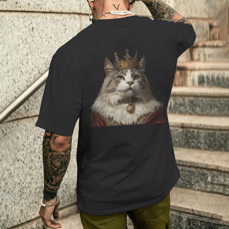 ラガマフィンキャッツ ラガマフィン猫 メンズTシャツ バックプリント 彼への贈り物