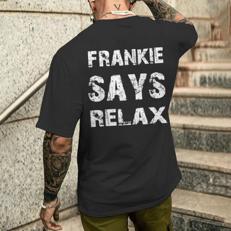 リラックスフランキー ファニー メンズTシャツ バックプリント 彼への贈り物