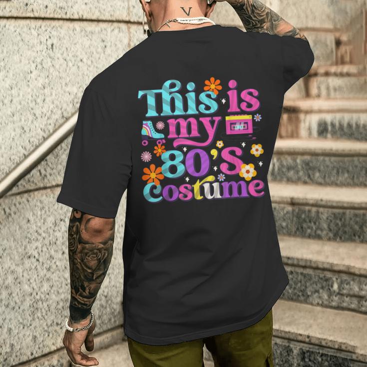 レトロな80年代パーティー衣装 ビンテージ1980年代クラシック メンズTシャツ バックプリント 彼への贈り物