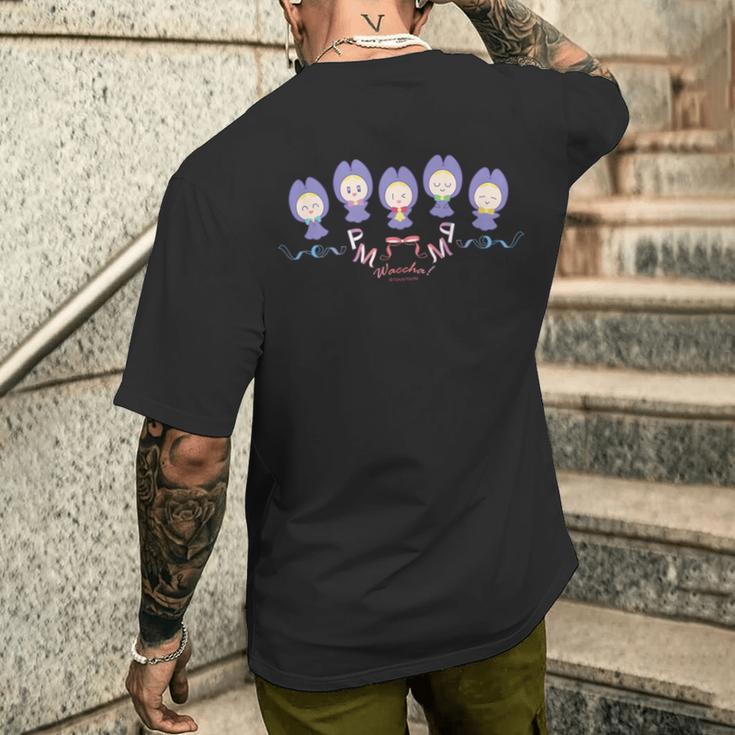 ワッチャプリマジ！ デザインk メンズTシャツ バックプリント 彼への贈り物
