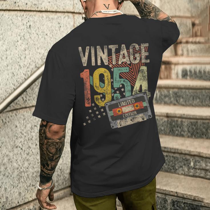 ヴィンテージ 1954 71歳の誕生日プレゼント 男女兼用 71歳 メンズTシャツ バックプリント 彼への贈り物