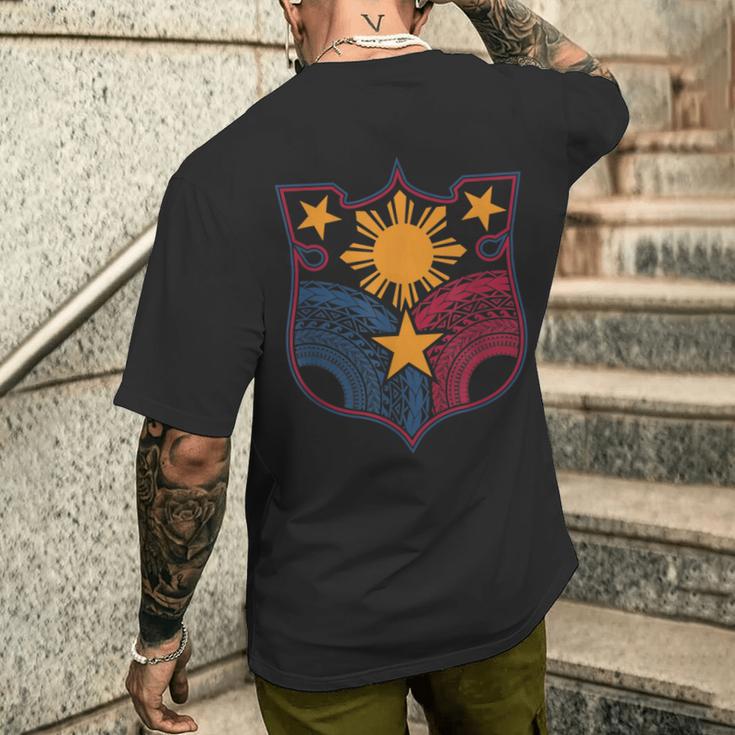 ヴィンテージ フィリピン ヘリテージ ピノイ トライバル シール メンズTシャツ バックプリント 彼への贈り物