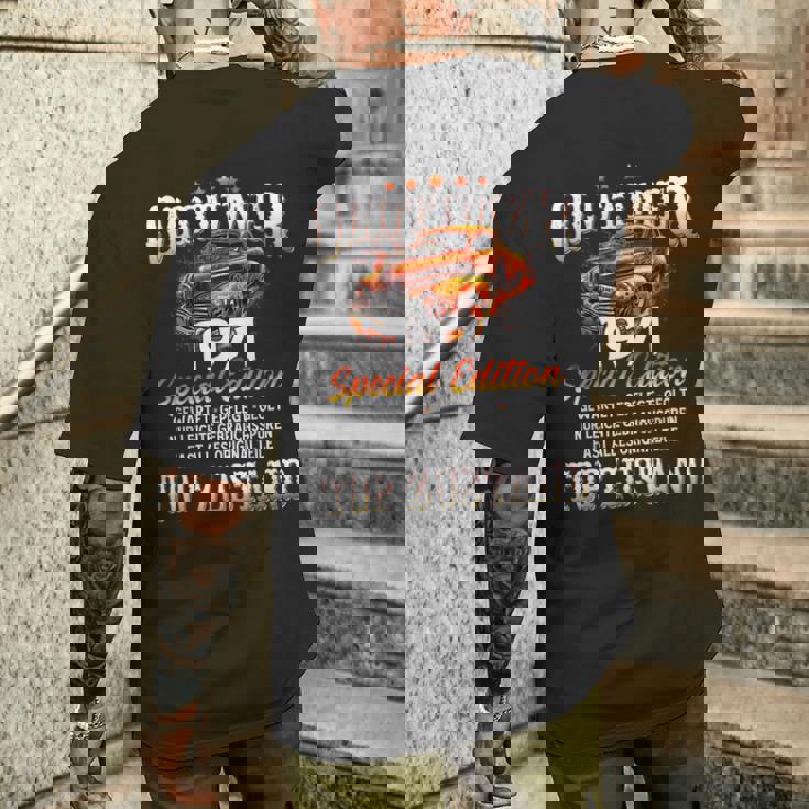 ヴィンテージカー 1971 年 55 歳の誕生日 1971 年のクラシックカー メンズTシャツ バックプリント 彼への贈り物