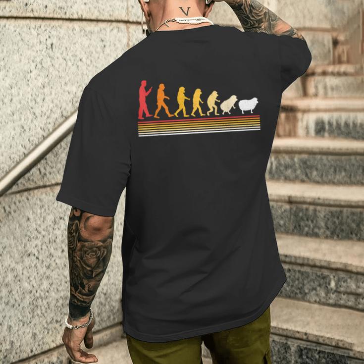 人間の進化 ウェイクアップ 羊 陰謀 理論者 羊 メンズTシャツ バックプリント 彼への贈り物