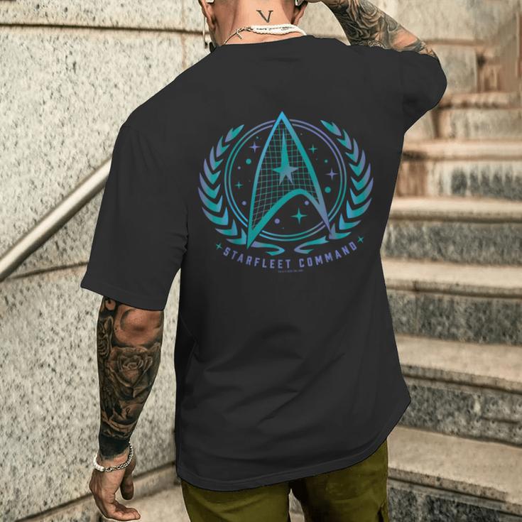 公式スタートレック 宇宙艦隊コマンド メンズTシャツ バックプリント 彼への贈り物