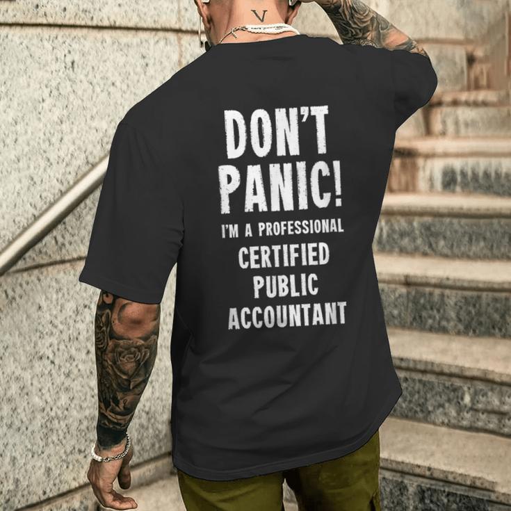 公認会計士 メンズTシャツ バックプリント 彼への贈り物