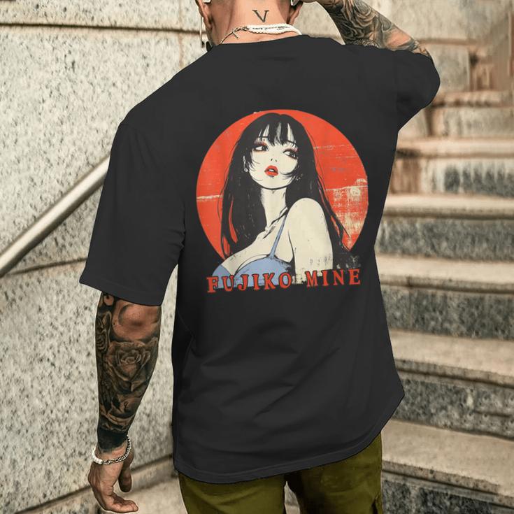 峰不二子 アルセーヌ・ルパンの恋 メンズTシャツ バックプリント 彼への贈り物