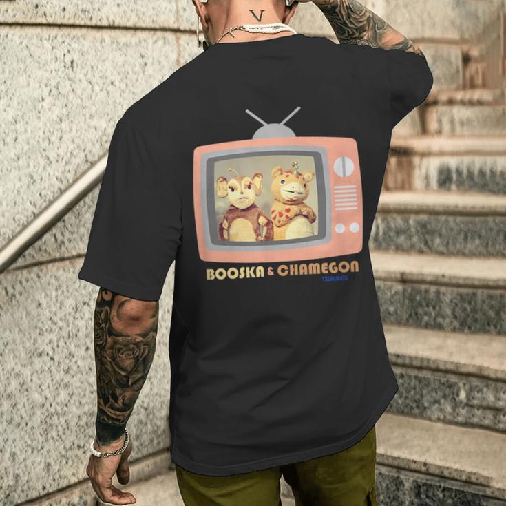 快獣ブースカシリーズ Tvレトロ04 メンズTシャツ バックプリント 彼への贈り物