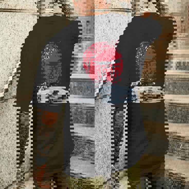 日本国内市場向けスープラ ヴィンテージ Jdm チューニング ドリフトカー メンズTシャツ バックプリント 彼への贈り物