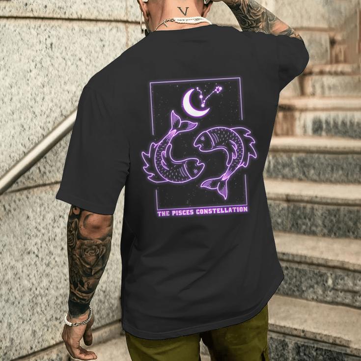 星座 星座 うお座 メンズTシャツ バックプリント 彼への贈り物