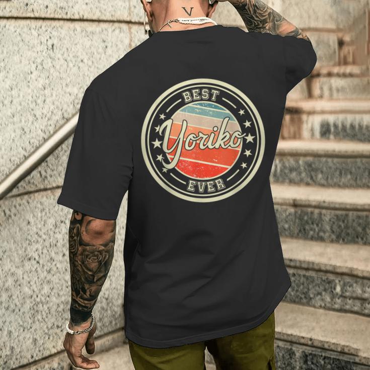 最高のヨリコ これまでで面白いことを言うファーストネーム ヨリコ メンズTシャツ バックプリント 彼への贈り物