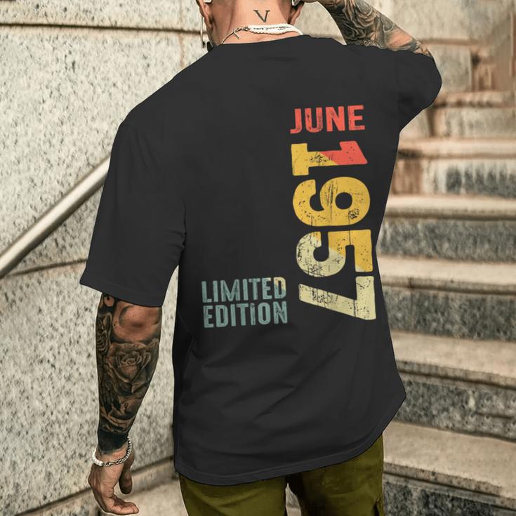 月 1957年6月 1957年 レトロ 1957 ヴィンテージ 1957年 1957年以来 メンズTシャツ バックプリント 彼への贈り物