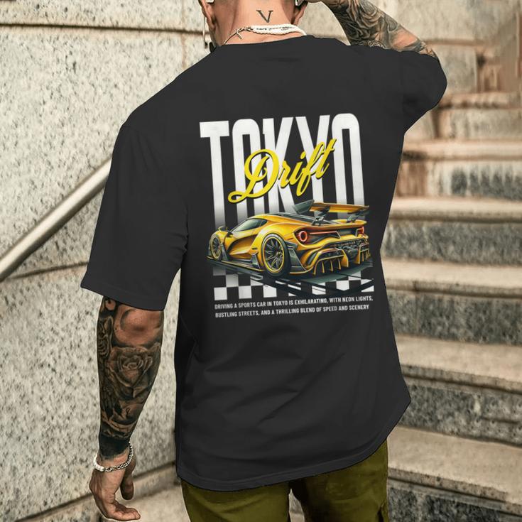 東京ドリフト メンズTシャツ バックプリント 彼への贈り物