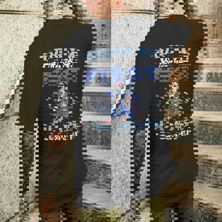 柔術 日本の侍 格闘技 ブラジリアン柔術 メンズTシャツ バックプリント 彼への贈り物