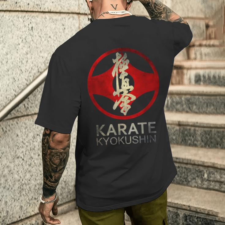 極真 Karate Kyokushin メンズTシャツ バックプリント 彼への贈り物