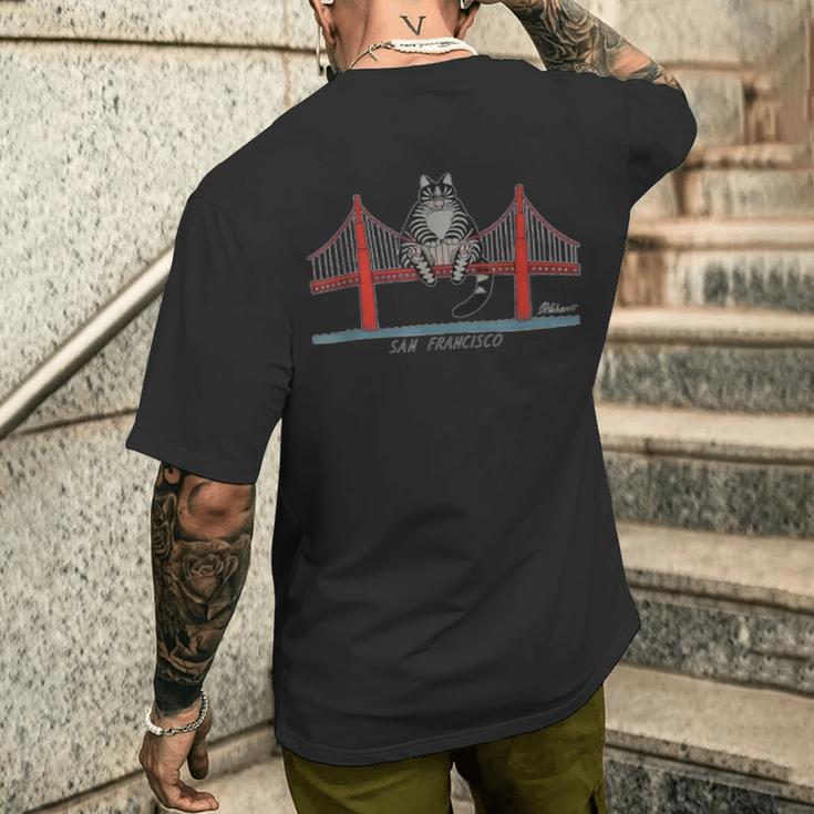 橋にぶら下がった猫 メアリーの雹の恋人 トレンディなシャツ映画 メンズTシャツ バックプリント 彼への贈り物