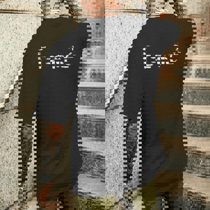 相対性理論 EMc2 メンズTシャツ バックプリント 彼への贈り物