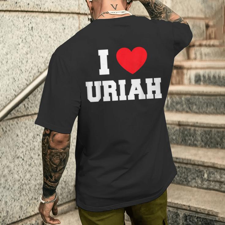 私はユリアが大好き メンズTシャツ バックプリント 彼への贈り物