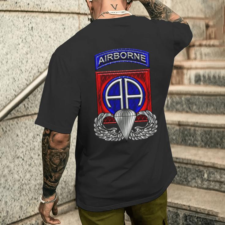 第82空挺師団 誇り高き退役軍人の日のギフト メンズTシャツ バックプリント 彼への贈り物