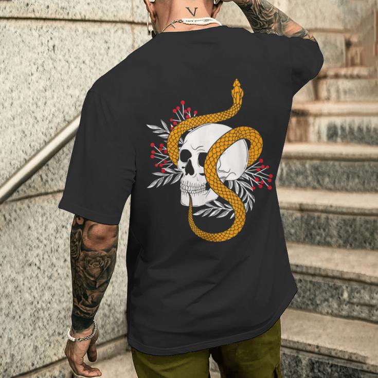 蛇 レディース メンズ 蛇柄 アナコンダ爬虫類 メンズTシャツ バックプリント 彼への贈り物