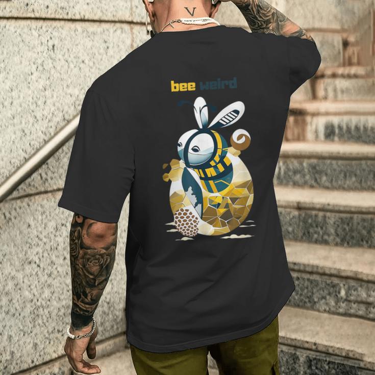 蜂の奇妙な メンズTシャツ バックプリント 彼への贈り物
