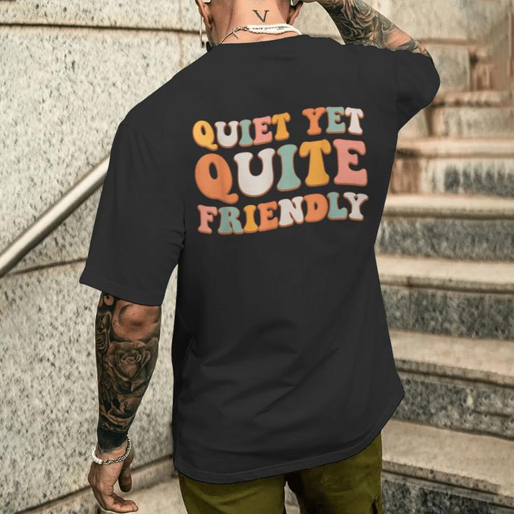 静かでありながらとても親しみやすいです メンズTシャツ バックプリント 彼への贈り物