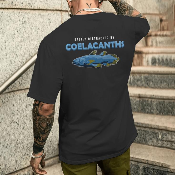 面白いシーラカンスス 魚愛好家 古典学者 長袖tシャツ メンズTシャツ バックプリント 彼への贈り物