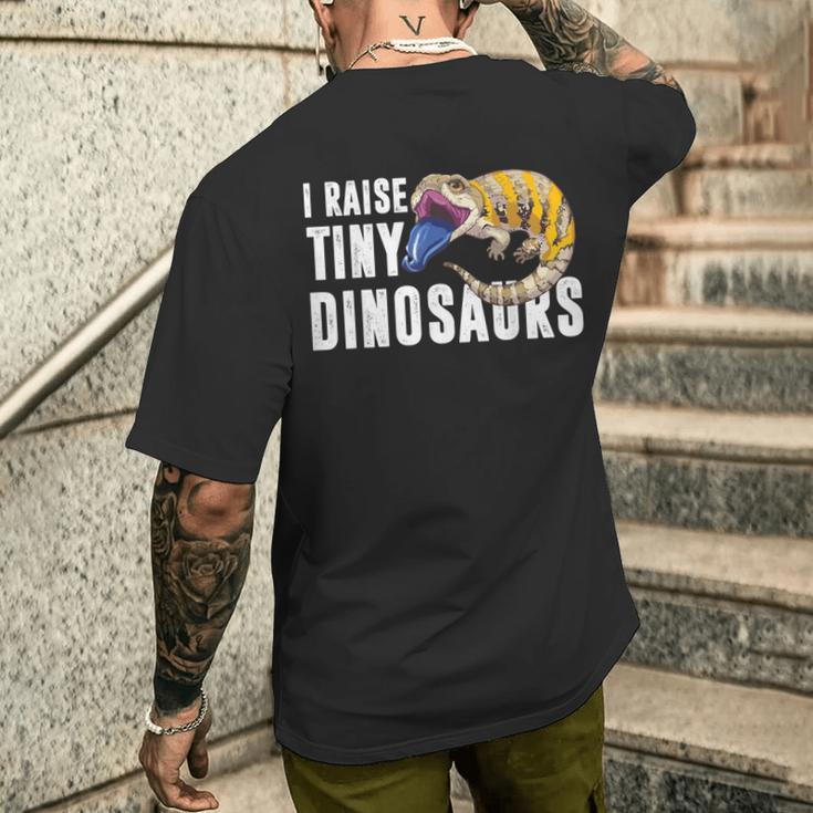 面白い青い舌のキンク I Pull Little Dinosaurs メンズTシャツ バックプリント 彼への贈り物