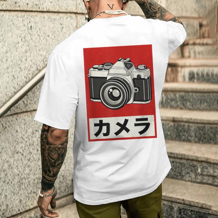 Appareil Photo Reflex Analogique Japonaisintage T-shirt imprimé au dos Cadeaux pour lui