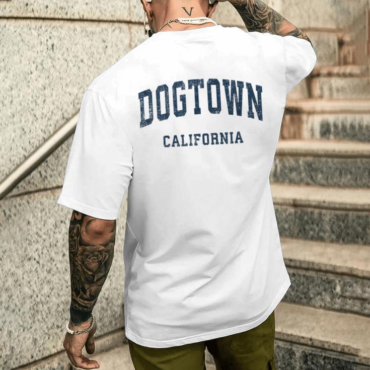 Dogtown California Ca ビンテージアスレチックスポーツデザイン メンズTシャツ バックプリント 彼への贈り物