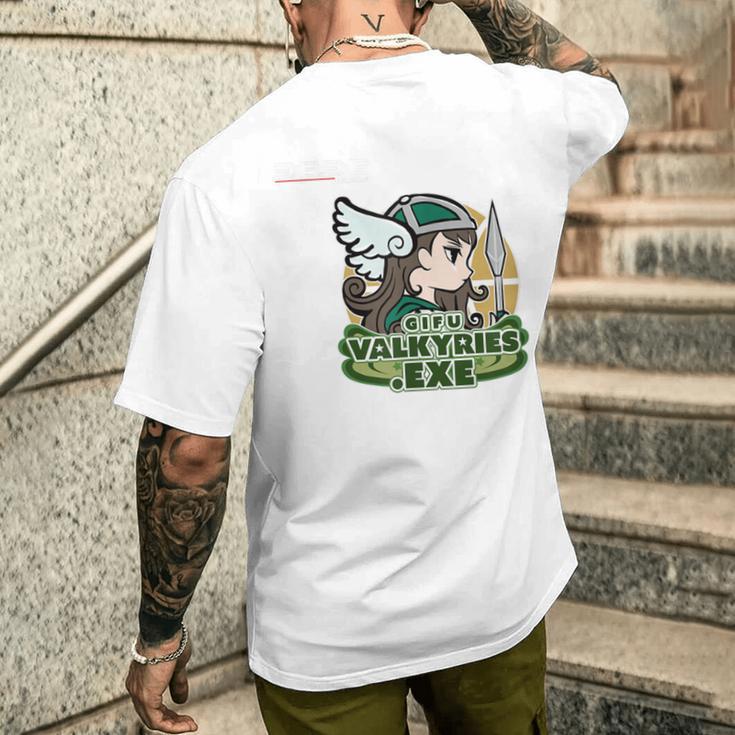 GifualkyriesExe_19_西山美優 メンズTシャツ バックプリント 彼への贈り物