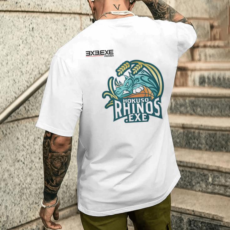Hokuso RhinosExe_13_奥山颯太 メンズTシャツ バックプリント 彼への贈り物