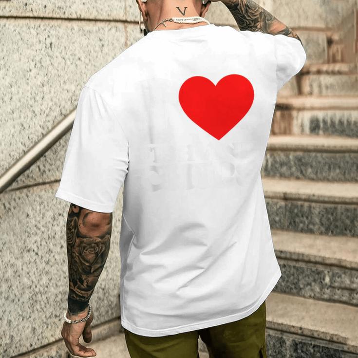 I Love Fish And Chips メンズTシャツ バックプリント 彼への贈り物