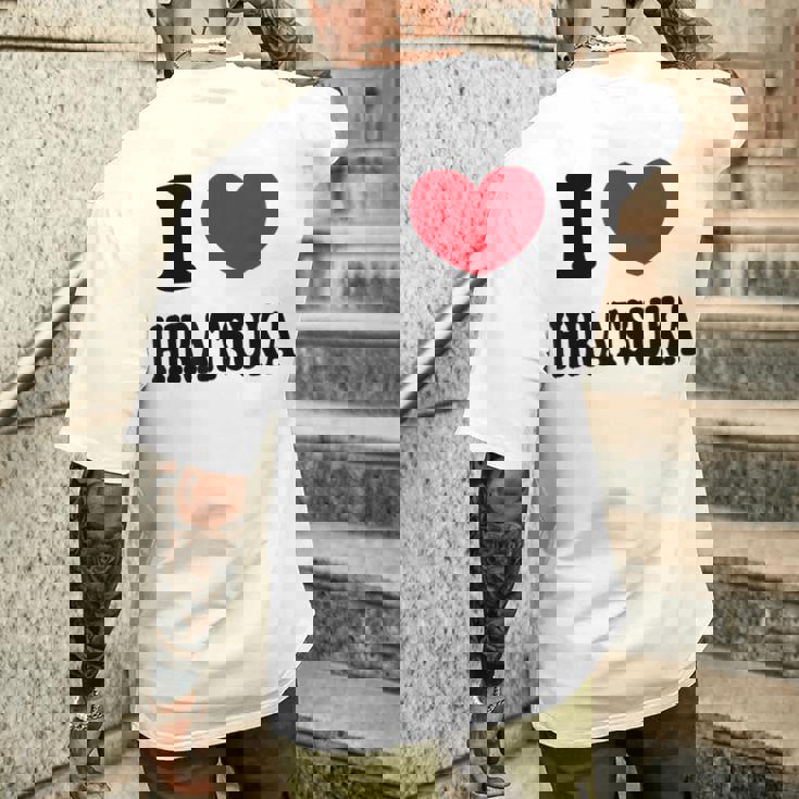 I Love Hiratsuka アイラブ平塚 メンズTシャツ バックプリント 彼への贈り物