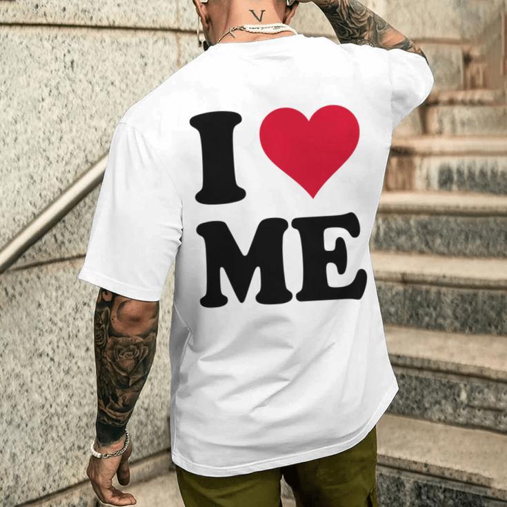 I Love Me 長袖tシャツ メンズTシャツ バックプリント 彼への贈り物