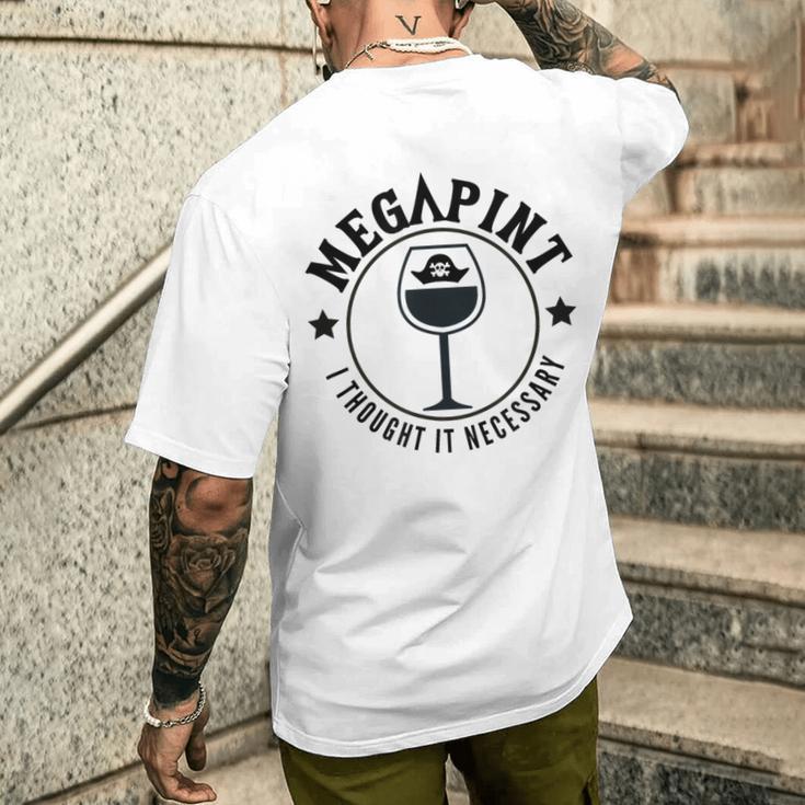 Mega Pint I Thought It Necessary メンズTシャツ バックプリント 彼への贈り物