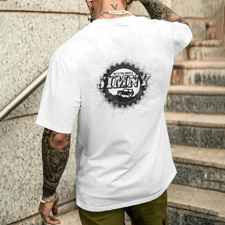 No One Is Perfect Jimny Jb74 オフロード 4X4 面白いデザイン メンズTシャツ バックプリント 彼への贈り物