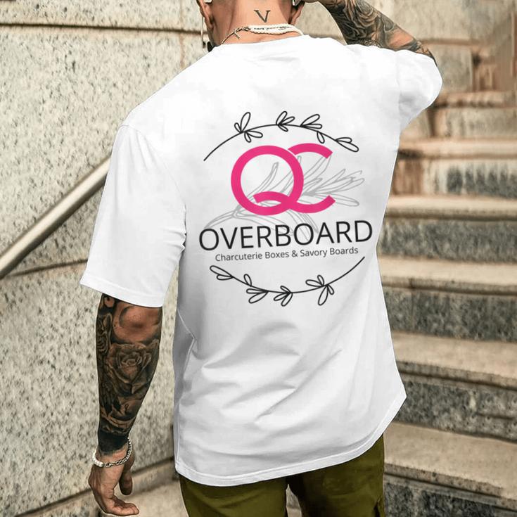 Qc オーバーボード メンズTシャツ バックプリント 彼への贈り物