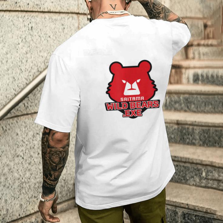 Saitama Wild BearsExe_5_菊池蓮 メンズTシャツ バックプリント 彼への贈り物