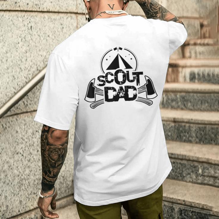 Scout Papà Escursionismocoutcout All'aperto T-shirt da uomo con stampa posteriore Regalos para él