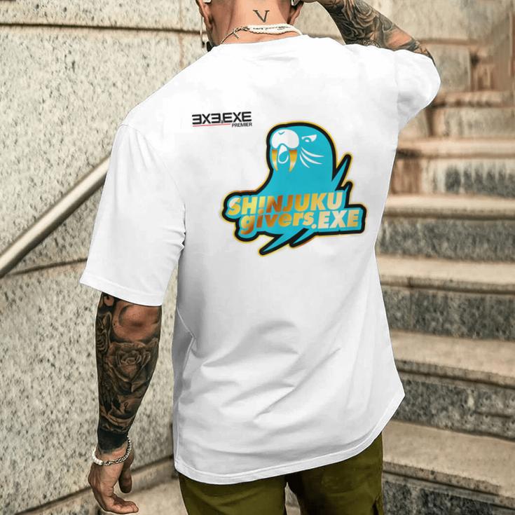 Shinjuku GiversExe_74_水野菜穂 メンズTシャツ バックプリント 彼への贈り物