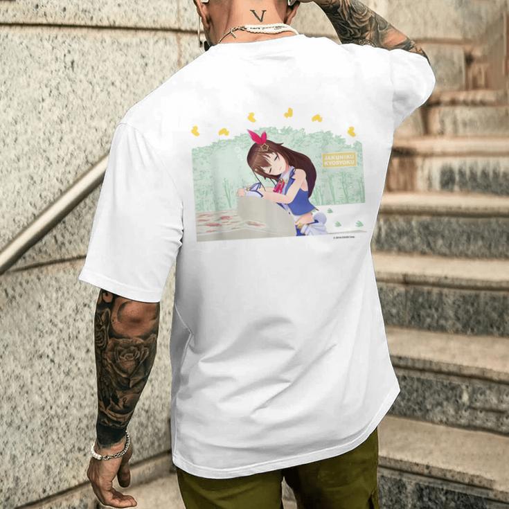 【ときのそら】ホロぐら名場面 メンズTシャツ バックプリント 彼への贈り物