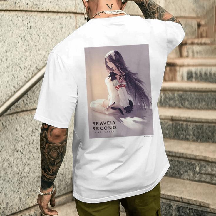 【公式】ブレイブリーセカンド：アニエス メンズTシャツ バックプリント 彼への贈り物