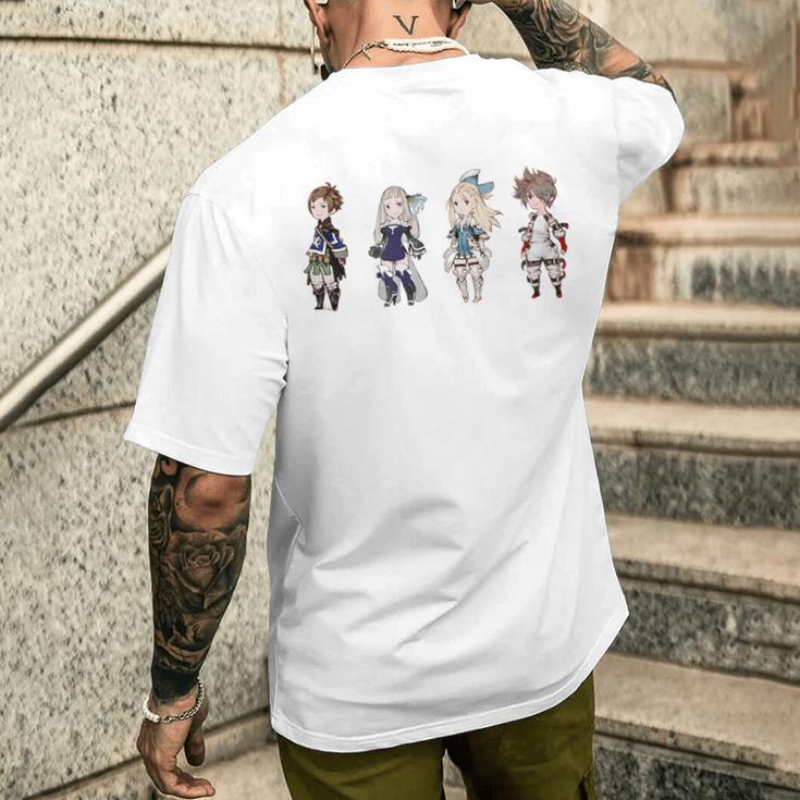 【公式】ブレイブリーセカンド：メインパーティ メンズTシャツ バックプリント 彼への贈り物