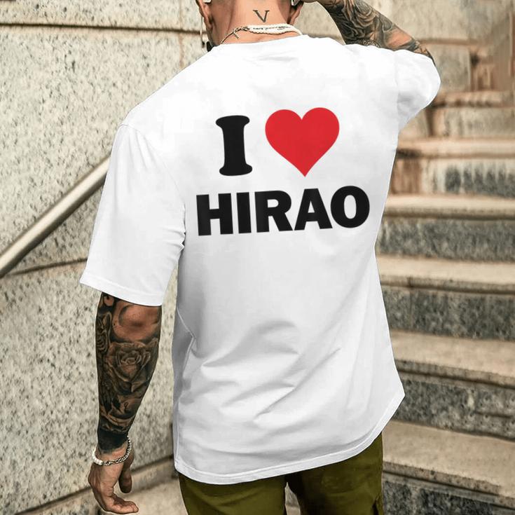 アイハート 平尾ジャパンラブ 日本のお土産品 メンズTシャツ バックプリント 彼への贈り物