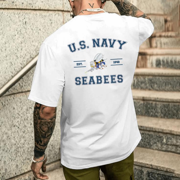 アメリカ海軍シービー メンズTシャツ バックプリント 彼への贈り物