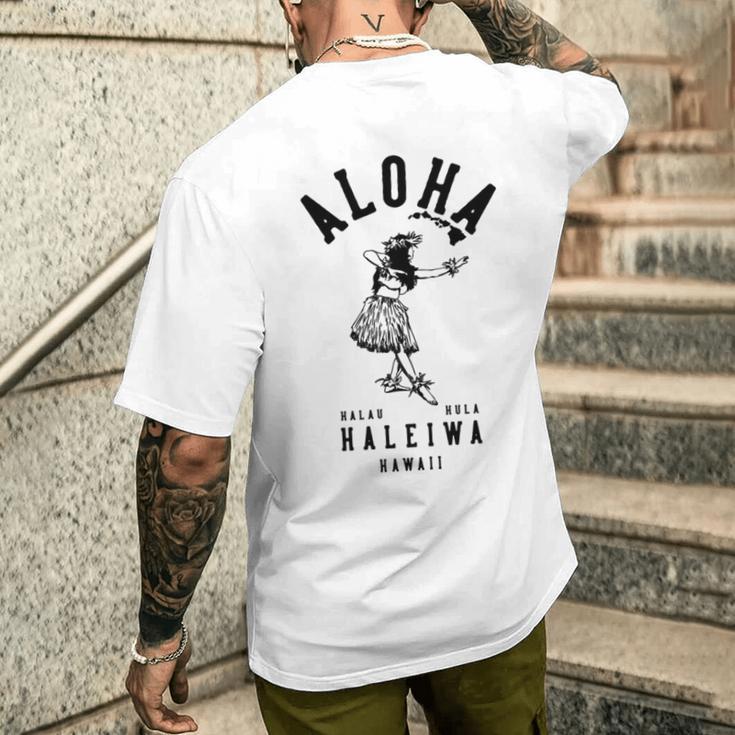 アロハ フラクラブ ハレイワ ハワイ 長袖tシャツ メンズTシャツ バックプリント 彼への贈り物