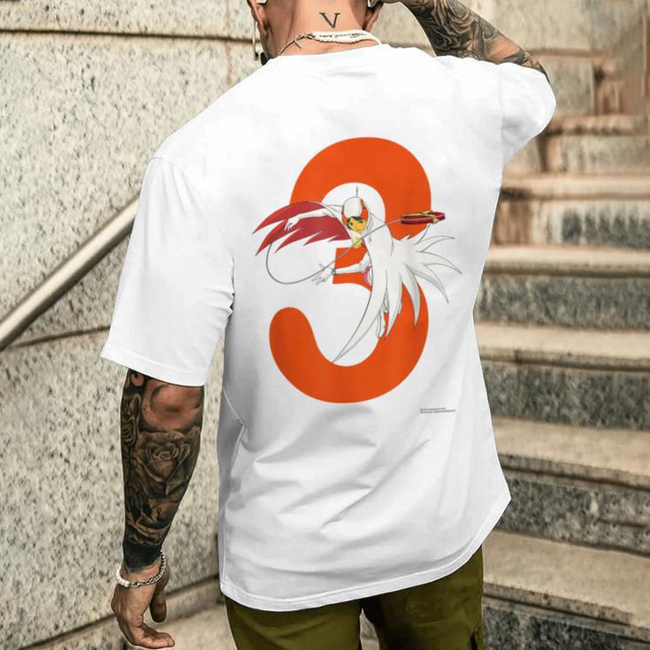 ガッチャマン L メンズTシャツ バックプリント 彼への贈り物