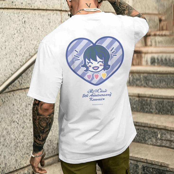 キラッとプリチャン かわいいシール すず メンズTシャツ バックプリント 彼への贈り物