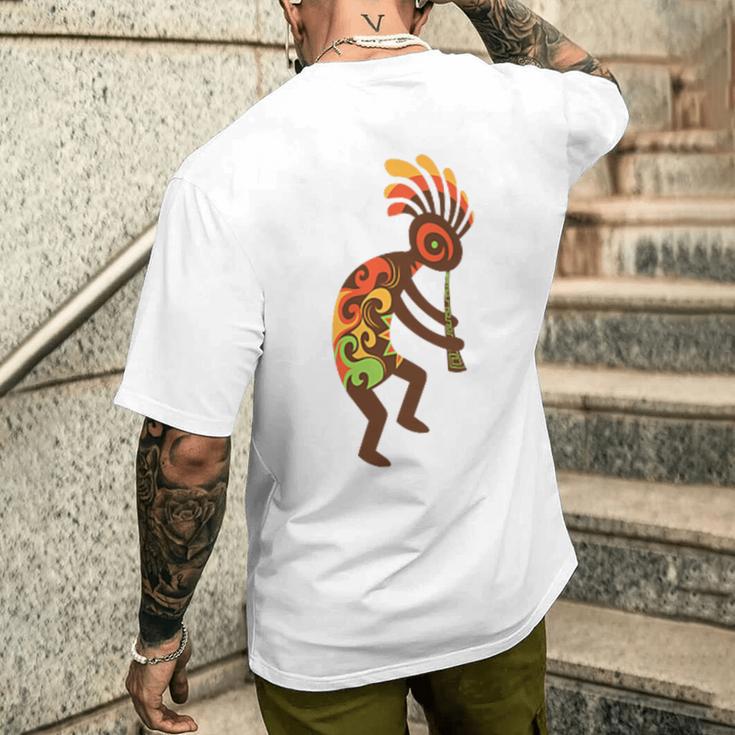 ココペリネイティブアメリカンtシャツ スモールプリント メンズTシャツ バックプリント 彼への贈り物